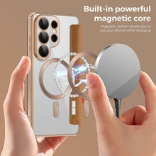 Transparent Flip Leather Magnetic Case for Samsung Galaxy S26 Ultra S25