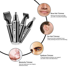 Kemei KM-6630 4 In 1 Trimmer For Men Electric Nose And Ear Rechargeable