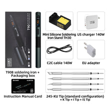 ALIENTEK T90 Smart Soldering Iron PD 3.1140W Portable Digital Display