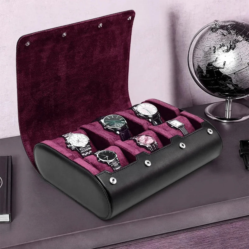 Watch Travel Case - for Men - for Women - Roll Organizer Display - - 6