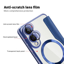 Wireless Charging Flip Case for Samsung Galaxy S25Edge S25 FE S24 Ultra