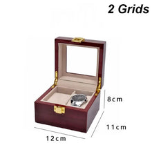 Wooden Watch Box Eco-Friendly Storage Case with 1/2/3/5/6/10/12 Slots