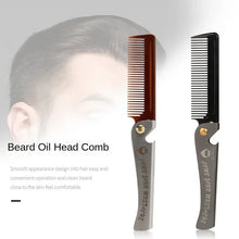 Foldable comb Folding Pocket Clip Hair Moustache Beard Fashion Men
