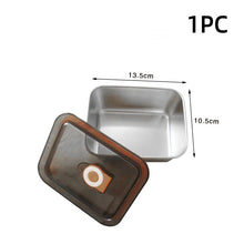 [ ] 4pc Stainless Steel Food Storage Containers Set Thickened Leakproof
