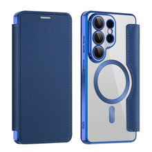 Transparent Flip Leather Magnetic Case for Samsung Galaxy S26 Ultra S25