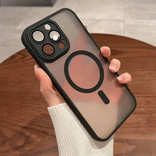 Magnetic Luxury Lens Protector Matte Translucent Case For iPhone 17 18