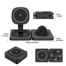 3 In 1 Wireless Charger Fast Charging Station For Phone Watch Earbuds