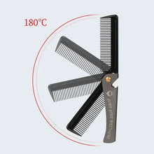 Foldable comb Folding Pocket Clip Hair Moustache Beard Fashion Men