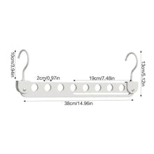 6/7/8 Holes Storage Rack for Clothes Hanger Organizer Foldable