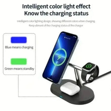 Magnetic 3 in 1 Wireless Charger Dock For iPhone 17 16 15 14 Pro Max