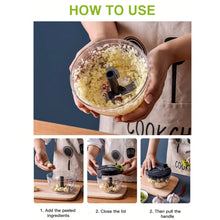 Manual Food Chopper Multi Meat Mincer Garlic Rotate Onion Cutter Hand