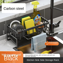 Kitchen Stainless Steel Shelf, Sponge Drain Rack, Sink Drainage