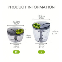 Manual Food Chopper Multi Meat Mincer Garlic Rotate Onion Cutter Hand
