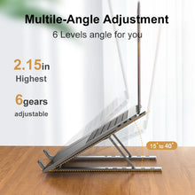 Adjustable Aluminum Alloy Laptop Holder Notebook Stand Lifting Cooling