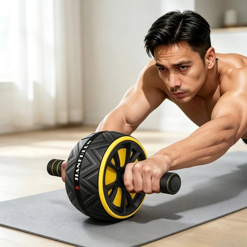 Non‑Slip Grip Ab Roller Wheel, Durable Abdominal Core Workout Trainer