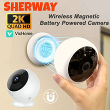 2K 5MP Wifi Home Security Camera Wireless Outdoor Magnetic Battery