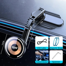 Magnetic Car Wireless Charger Stand Magnet Car Mount Fast Charging