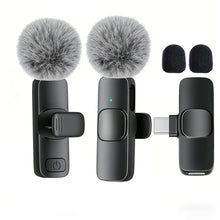 Type-C Port Professional Wireless Lavalier Microphone for Smartphones