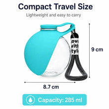Portable Dog Water Bottle Travel Dispenser with Bowl No-Spill Puppy for