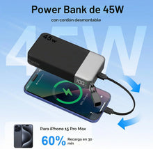 NOBIS 45W 20000mAh Fast Charging Power Bank Portable Charger PD 3.0 &