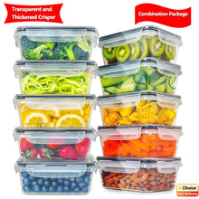 4 Piece Food Storage Containers Set with Easy Snap Lids + - Airtight
