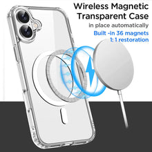 Magnetic Transparent Phone Case For iPhone 17 18 16 15 14 13 12 11 Pro