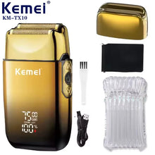 Kemei TX10 Electric Shaver Hair Rechargeable Facial & Beard Foil Razor
