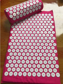 Acupressure Mat & Pillow Set Sensi Massage Needle Applicator Neck Back