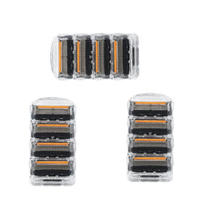 5-Layer Replaceable Safety Blades, Men's Manual Razor, Stainless Steel