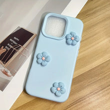 Cute Colorful Dopamine Flower Phone Case For iPhone 17 18 Pro Max 16 15