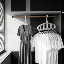 9 Hole Foldable Hanger Wardrobe Space Saving Storage For Clothes Drying