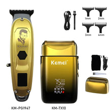 Kemei KM-TX10 Electric Shaver Hair Rechargeable Beard Foil Razor for