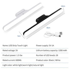 Led Makeup Mirror Lamp Touch Dimmable 3 Colors Rechargeable Magnetic