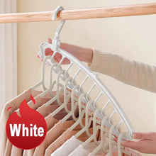 9 Hole Foldable Hanger Wardrobe Space Saving Storage For Clothes Drying