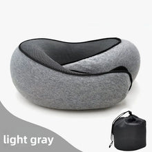 Memory Foam Travel Neck Pillow U-shaped Snail Style Support Portable