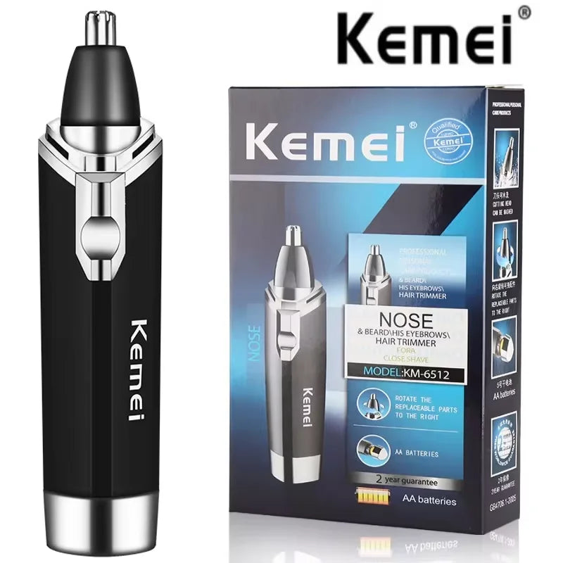 Kemei Nose Hair Trimmer Nasal Wool Implement Hair Cut Washed Clipper