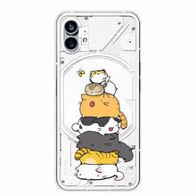 For Nothing Phone 2 Case Clear TPU Soft Lovely Printing Silicone Cover