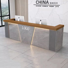 Hair Salon Cashier Reception Desk Counter Luxury Aesthetic Modern