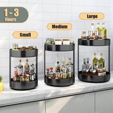 360° Rotating Spice Rack Organizer Seasoning Holder Kitchen Storage
