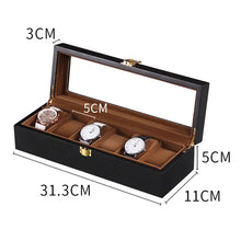 Wooden Watch Box Eco-Friendly Storage Case with 1/2/3/5/6/10/12 Slots
