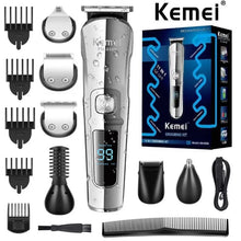 Kemei Professional Multifunction Beard Hair Trimmer Waterproof 6 In 1