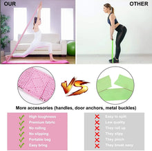 Elastic Fabric Long Resistance Bands Stretch for Exercise Set for