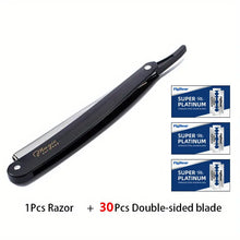 Manual Shaver for Men Barbershop Razor Stainless Steel Shank Is Easy To