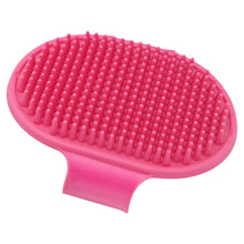 Pet Grooming Brush for Bath Massage, Silicone Bristle Deshedding Tool