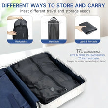 60% Space Saver Vacuum Storage Bags with USB Pump, Waterproof TPU