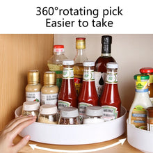 360 Degree Rotating Cabinet Organizer Kitchen Bathroom Cosmetic