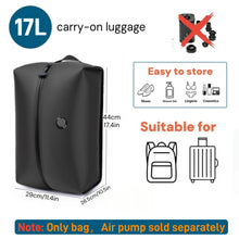 Travel Packing Cubes Set 17L 34L TPU IP67 Vacuum Compression Bags
