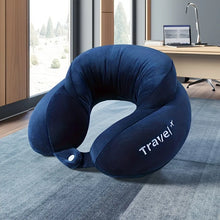Memory Foam U Shaped Travel Pillow Neck Support Cervical for Airplane