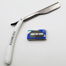 1set Men Straight Barber edge Razors Folding Shaving Knife Hair Removal