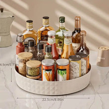 Rotating Spice Rack Organizer For Kitchen Cosmetics Storage Convenient